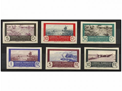 ** COLONIAS ESPAÑOLAS: MARRUECOS. Ed. 330/35s. SERIE COMPLET