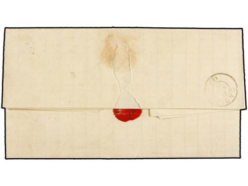 ESPAÑA. Ed. 107F. 1872. JEREZ a CÁDIZ.50 mils. azul. FALSO P