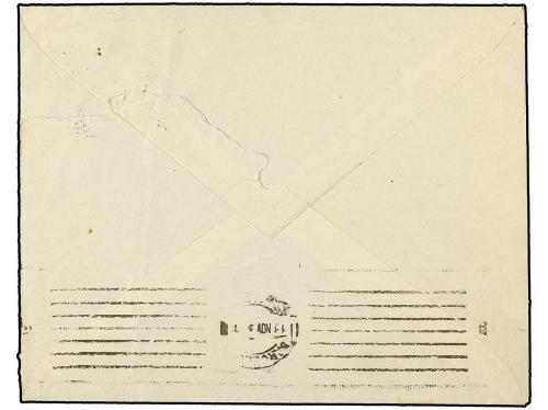 ✉ ESPAÑA. Ed. 669F. 1933. VALENCIA a BARCELONA. 30 cts. carm