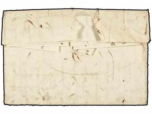 ✉ GUAYANA FRANCESA. 1828. LA ROCHELLE a CAYENNE (Guayana). M