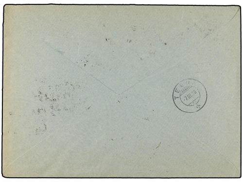 ✉ ESPAÑA GUERRA CIVIL. 1938. BARCELONA a TECNA (Suiza). 15 c