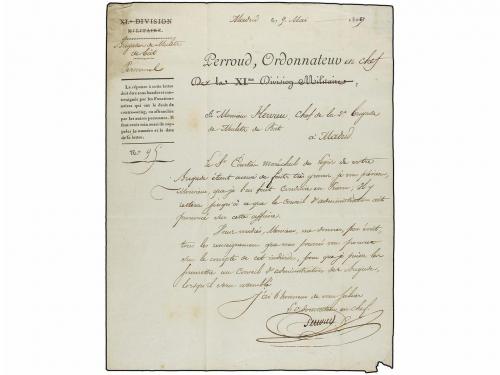 ✉ ESPAÑA: PREFILATELIA. 1809 (9 Mayo). EJÉRCITOS FRANCESES. 