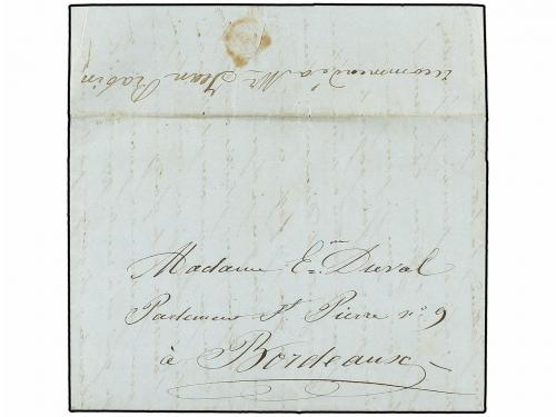 ✉ COLONIAS INGLESAS. 1848 (July 8). BRITISH INDIAN OCEAN TER