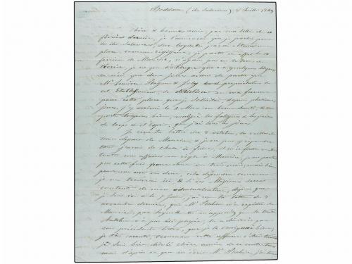 ✉ COLONIAS INGLESAS. 1848 (July 8). BRITISH INDIAN OCEAN TER