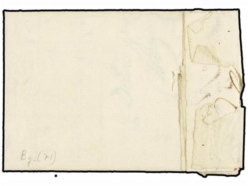 ✉ ESPAÑA: PREFILATELIA. 1693 (17 Octubre). MADRID a GENOVA. 