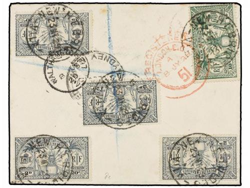 ✉ NUEVAS HEBRIDAS. 1929. VILA. NEW HEBRIDAS to LONDON. 2 d. 