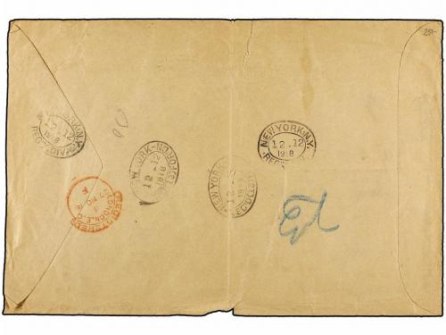 ✉ MOZAMBIQUE. Ed. . 1918 (Sept 26). Registered cover to San 