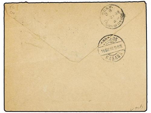 ¿ CUBA. 1899 (18-Mar.). SPAIN-USA WAR. PALACIOS a NEW YORK.