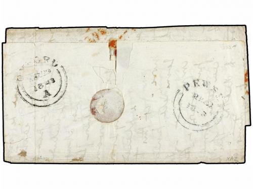 ¿ INDIA INGLESA. 1842 (Dec). Entire letter from India to Lon