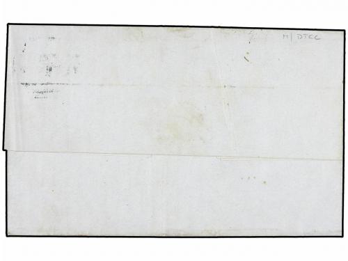 ✉ PERU. Sg. 6,6a. 1859. TACNA a COROCORO (Bolivia). 1 dinero