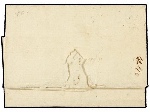 ✉ BRASIL. 1814 (19-Junio). MARANAHO (Brasil) a LISBOA. Marca