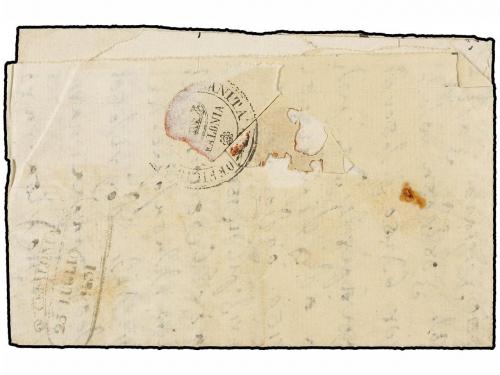 ¿ GRECIA: ISLAS JONICAS. 1831 (July 5). MISSOLONGHI to DAMOU