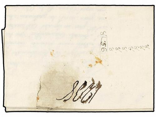 ✉ MEXICO. 1802 (30-Junio). S. MIGUEL a MEXICO. Marca VILLA D