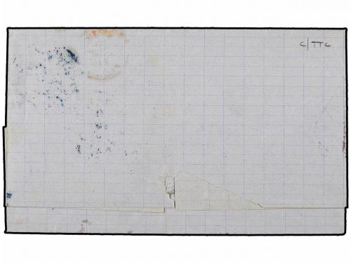 ✉ ECUADOR. Sc. 14. 1881. Cover initially sent from GUAYAQUIL