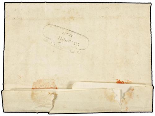 ✉ GRECIA: ISLAS JONICAS. 1829 (April 6). STA. MAURA to DILIN