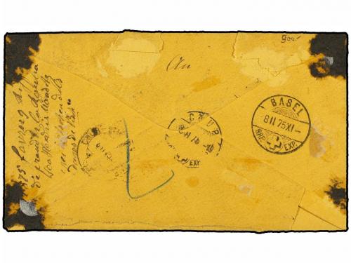 ✉ ESTADOS UNIDOS. Sc. 158+161+179. 1875. Cover sent register