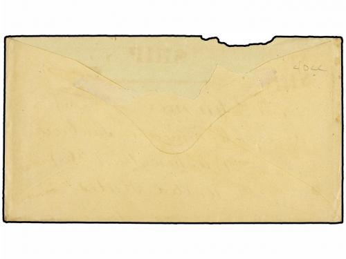 ✉ CABO VERDE. 1855. Entire letter from Sailor on duty with t