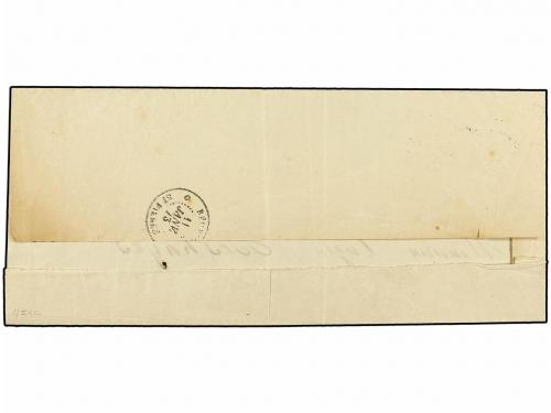✉ REUNION. Ce. 2. 1873 (Jan 10). Local drop letter franked b