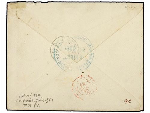 ¿ INDOCHINA. Ce. 54. 1891 (July 15). Cover to FRANCE franked