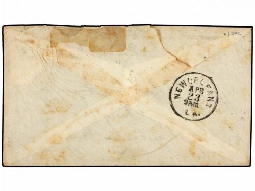 ✉ BRASIL. Sc. 74. 1879. RIO DE JANEIRO a USA. 260 reis casta