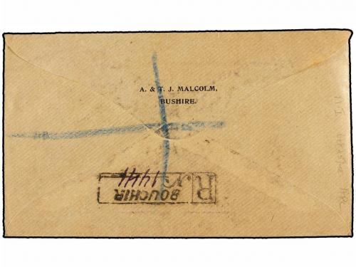 ✉ IRAN. Mi. 526 (2), 538 (2), 550, 570. 1929 (7-IV). BOUCHIR