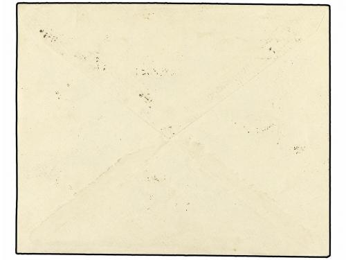 ✉ IRAN. 1928 (20-IV). TEHERAN to BOUCHIR. AIR MAIL. FIRST FL