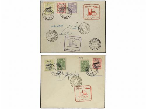 ✉ IRAN. 1929 (9-V). TEHERAN to MECHED. AIR MAIL. FIRST FLIGH