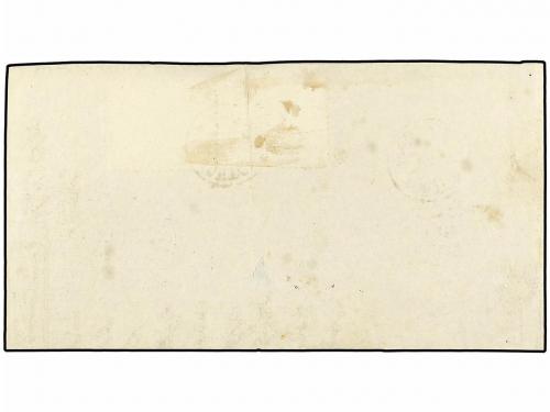 ✉ IRAN. (1894 ca.). 1 kr. pair on Postman's Waybill with GHO