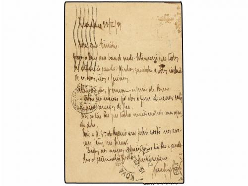 ✉ MOZAMBIQUE. 1929. LOURENÇO MARQUES a NOVA GOA (India). Ent