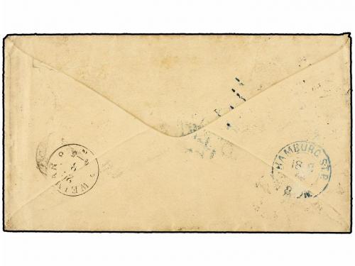 ✉ ESTADOS UNIDOS. 1862. CHICAGO to WEIMAC (Saxony, Germany) 