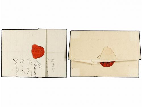 ✉ ALEMANIA ANTIGUOS ESTADOS: SAJONIA. 1804. Two covers from 