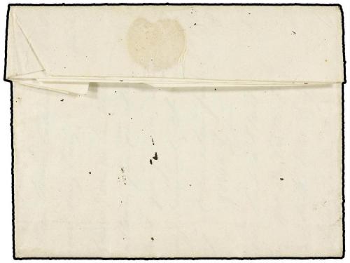 ✉ MARTINICA. 1806. ST. PIERRE a FRANCIA. Marca de entrada 16