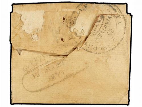 ✉ GRECIA: ISLAS JONICAS. 1830 (July 27). MISSOLONGHI to VOUN