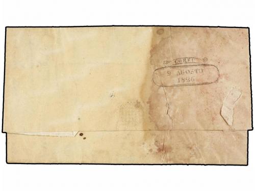 ✉ GRECIA: ISLAS JONICAS. 1826 (July 18). ITHACA to PILAROS (