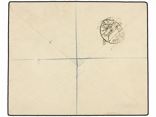 ✉ TONGA. 1900. TONGA to SWITZERLAND. 1/2 d., 2 d. and 7 1/2 