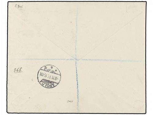 ✉ SEYCHELLES. Sg. 67, 68. 1912. SEYCHELLES to GERMANY. 45 ct