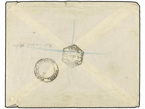 ✉ MOZAMBIQUE. 1933. BEIRA a INGLATERRA. 20 ctvos. y 2 Escudo