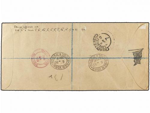 ✉ TONGA. Sg. 38 (2), 39, 42/45, 47/51. 1913. VAVAU to LONDON