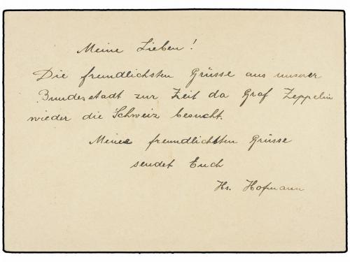 ✉ ZEPPELIN. 1930 (12-X). SWITZERLAND. BASEL vía GRAF ZEPPELI