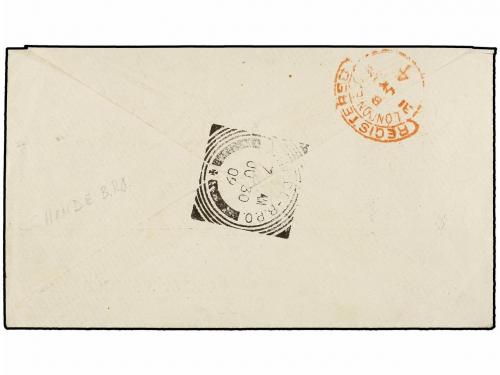 ✉ NYASSALAND. 1909. ZOMBA to GERMANY. Very nice franking, ar