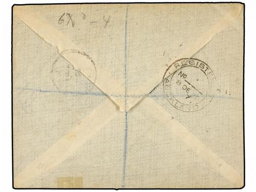 ✉ TONGA. Sg. 38 (2), 39/40, 43. 1898. NUKU'ALOFA to GERMANY.