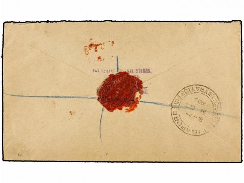 ✉ MALAYA. 1935. KUALA LIPIS to LONDON. 5 cts., 10 cts. and 2