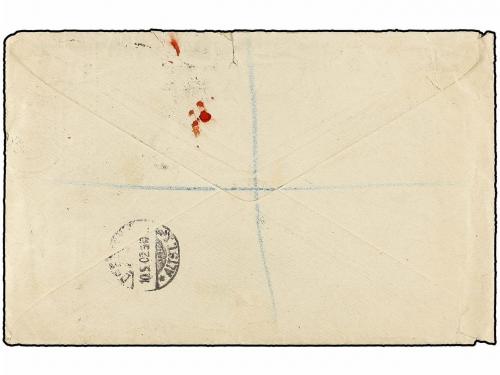 ✉ INDIA INGLESA. 1902. CHINGLETPUT to GERMANY. 1/2 anna (6),