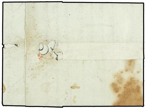 ✉ HAITI. 1783 (14 Mayo). AU CAP a BORDEAUX. Marca de entrada