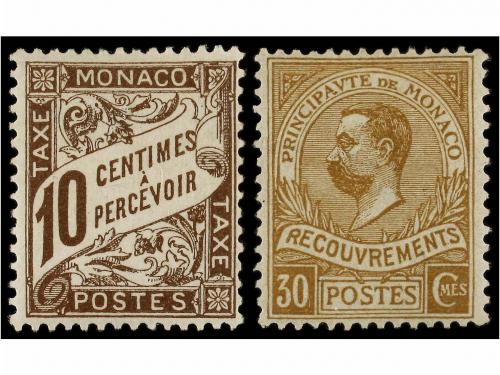 * MONACO. 1905-10. SERIE COMPLETA. Muy bonitos. 676&euro;.