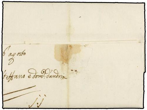 ✉ TURQUIA. 1728 (23 Abril). GALATA to VENETIA. Entire letter
