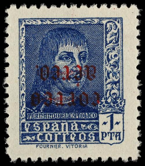 ** ESPAÑA. Ed. 845hi/46hi. SERIE COMPLETA sobrecarga INVERTI