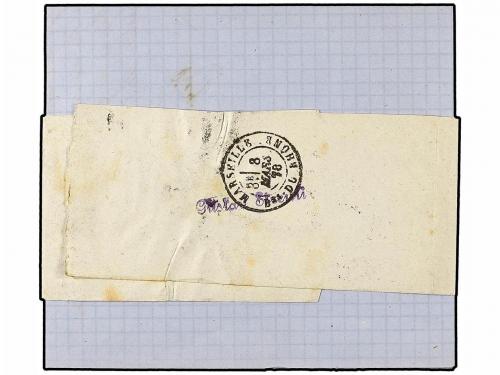 ✉ ESPAÑA. Ed. 175. 1878. BARCELONA a ZURICH (Suiza). FAJA DE