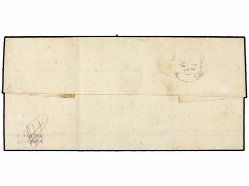 ✉ ESPAÑA. Ed. 52. 1862. SOBRADO a BETANZOS. 4 cuartos amaril