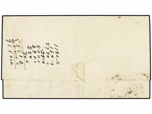 ✉ ESPAÑA. Ed. 42 (2). 1859. MADRID a AREQUIPA (Perú). 2 real